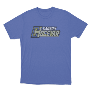Carson Hocevar Logo T Shirt Blue
